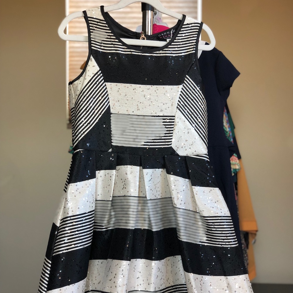 Hannah Banana Black Label Dress with sequins